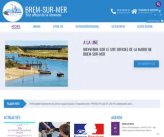 Brem-SUR-Mer.fr(Site officiel de la commune de Brem) Screenshot