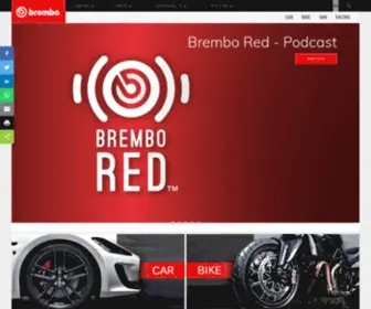 Brembo.com(Home| Brembo - Official Website) Screenshot