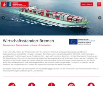 Bremen-Innovativ.de(Wirtschaftsstandort Bremen) Screenshot