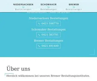 Bremer-Bestattungen.de(Bestattungen Bremen) Screenshot