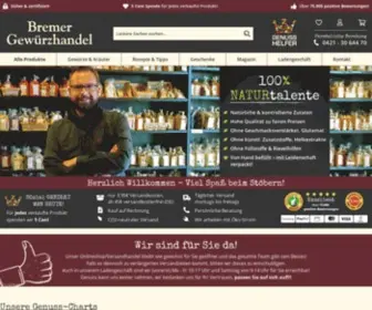 Bremer-Gewuerzhandel.de(Gewürze Shop) Screenshot