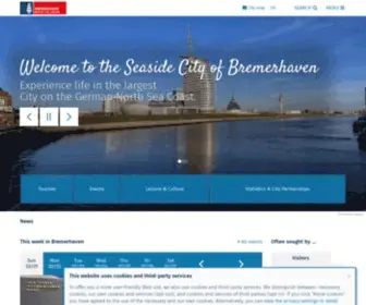 Bremerhaven.de(Startseite) Screenshot