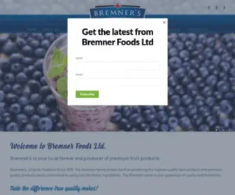 Bremnerfoods.com(Bremner Foods Ltd) Screenshot