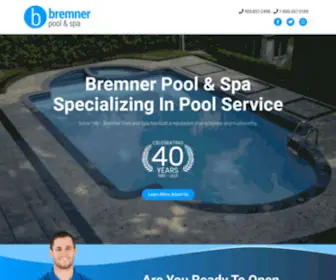 Bremnerpool.com(Swimming Pool Contractor Toronto) Screenshot