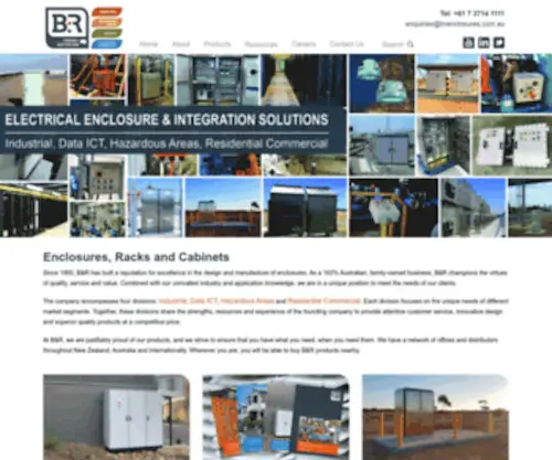 Brenclosures.com.au(Electrical Enclosures) Screenshot