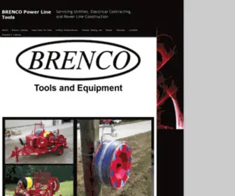 Brenco-INC.com(Hotline Tools & Equipment) Screenshot