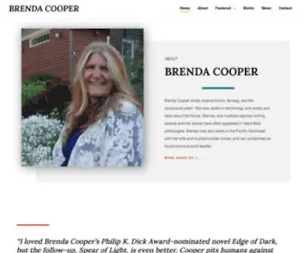 Brenda-Cooper.com(Brenda Cooper at Brenda Cooper) Screenshot