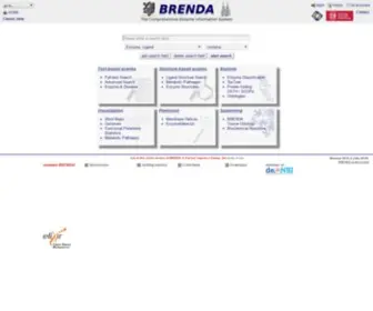 Brenda-Enzymes.info(Enzyme Database) Screenshot