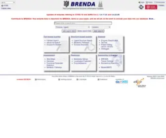 Brenda-Enzymes.org(Enzyme Database) Screenshot
