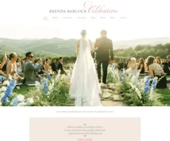 BrendabABCOck.com(American Wedding Planner in Italy) Screenshot