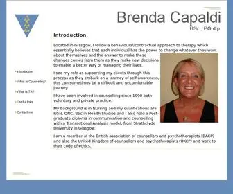 Brendacapaldi.com(Brenda Capaldi) Screenshot