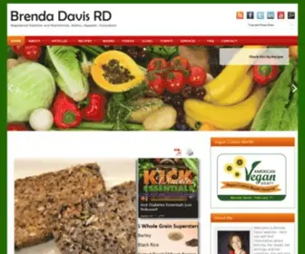 Brendadavisrd.com(Brenda Davis R.D) Screenshot