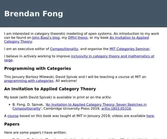 Brendanfong.com(Brendan Fong) Screenshot