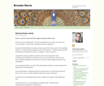 Brendansterne.com(Brendan Sterne) Screenshot