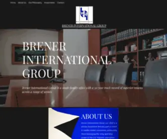 Brenergroup.com(Brener International Group) Screenshot