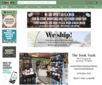 Brenhambooknook.com(The Book Nook) Screenshot