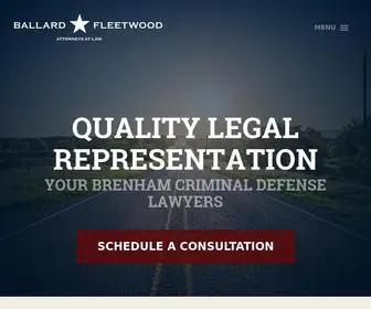 Brenhamlawyers.com(Ballard & Fleetwood) Screenshot