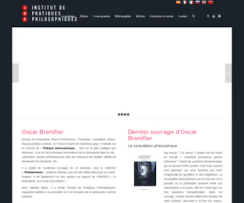 Brenifier.com(Institut de Pratiques Philosophiques) Screenshot