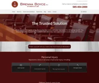 Brennalaw.com(New York Personal Injury Lawyer) Screenshot
