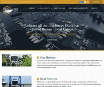 Brennanboat.com(Brennan Boat Company & Marina) Screenshot