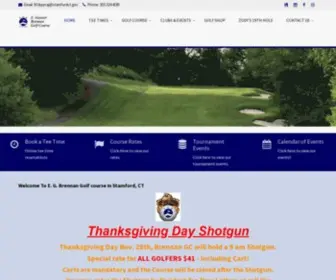 Brennangolf.com(Gaynor Brennan Municipal Golf Course Stamford CT) Screenshot