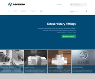 Brennaninc.com(Brennan Industries' hydraulic fittings) Screenshot