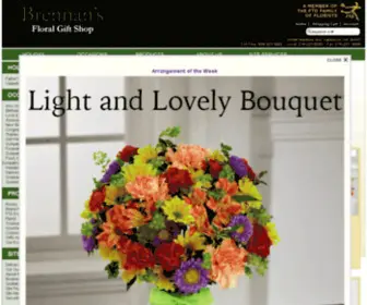 Brennansflowers.com(Brennan's Floral Gift Shop) Screenshot