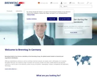 Brenntag.de(BRENNTAG GROUP) Screenshot