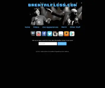 Brentalfloss.com(Your central hub for all things Brentalfloss) Screenshot