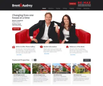 Brentandaudrey.com(Toronto Real Estate Agents) Screenshot