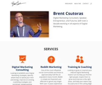 Brentcsutoras.com(Brent Csutoras) Screenshot