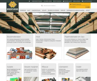 Brentjens.nl(Brentjens bouwproducten) Screenshot
