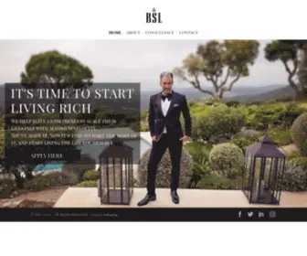 Brentsmithlifestyle.com(Luxury Lifestyle Curation for Ultra High Net Worth Individuals) Screenshot