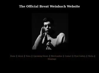 Brentweinbach.com(The Official Brent Weinbach Website) Screenshot