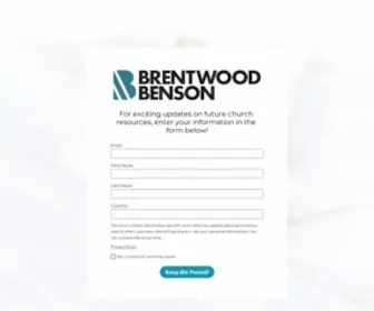 Brentwoodbenson.com(Brentwood Benson) Screenshot