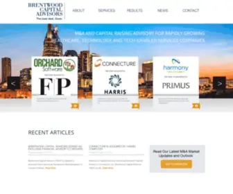 Brentwoodcap.com(M&A Investment Bank) Screenshot