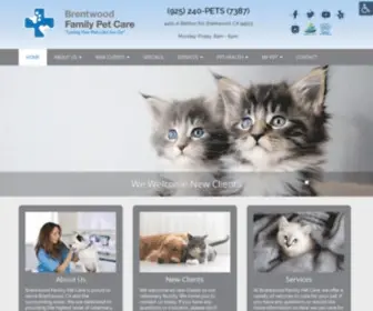 Brentwoodfamilypetcare.com(Brentwood Family Pet Care) Screenshot