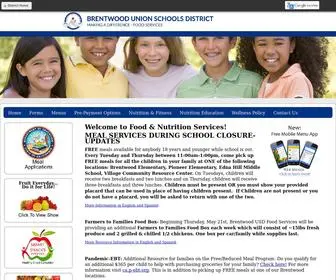 Brentwoodschoolmeals.com(School Nutrition and Fitness) Screenshot