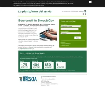 Bresciagov.it(BresciaGOV) Screenshot