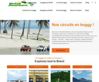 Bresil-Aventure.com(Brésil Aventure est une agence spécialisée sur la destination Brésil) Screenshot