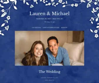 Breskin321.wedding(Lauren Roberts and Michael Breskin's Wedding Website) Screenshot