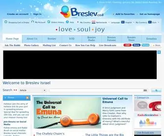 Breslev.co.il(Ask The rabbi) Screenshot