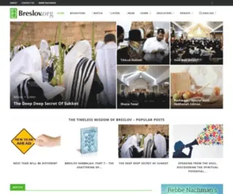 Breslov.org(The Breslov Research Institute (BRI)) Screenshot