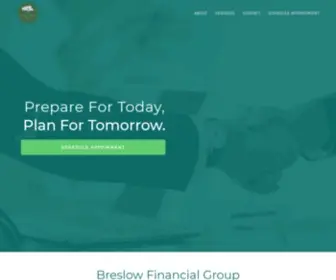 Breslowfg.com(Breslow Financial Group) Screenshot