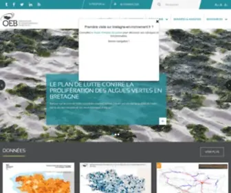 Bretagne-Environnement.fr(Observatoire de l'environnement en Bretagne) Screenshot