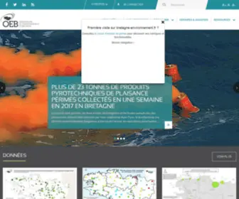 Bretagne-Environnement.org(Observatoire de l'environnement en Bretagne) Screenshot