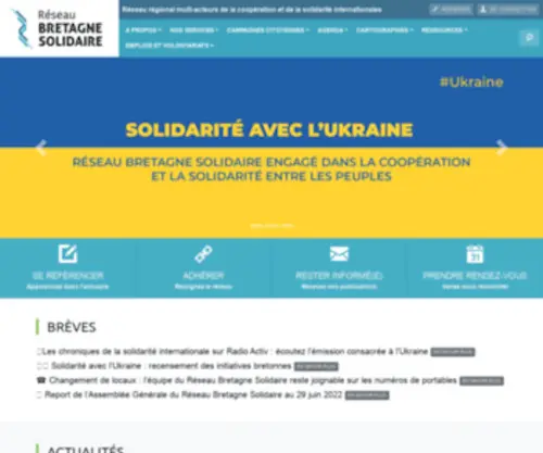 Bretagne-Solidaire.bzh(Réseau Bretagne Solidaire) Screenshot