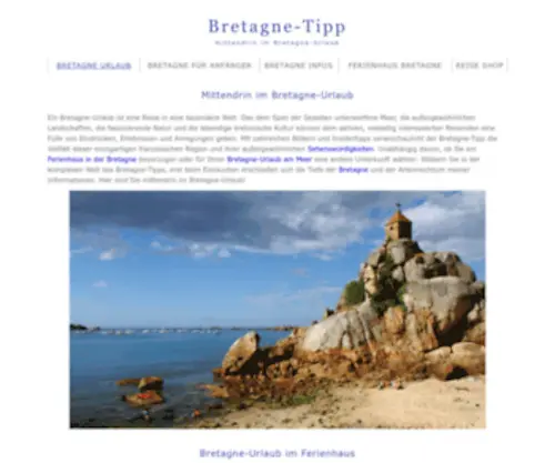 Bretagne-Tip.de(Ferienhäuser) Screenshot