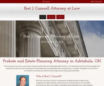 Bretcimorell.com(Real Estate Attorney) Screenshot