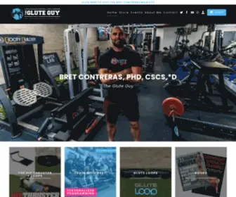 Bretcontreras.store(The official online store for Bret 'The Glute Guy' Contreras) Screenshot